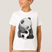 Panda met Voetbal T-shirt (Voorkant)