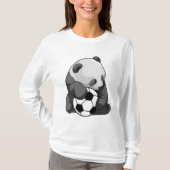 Panda met Voetbal T-shirt (Voorkant)