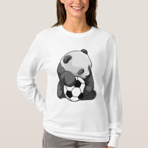 Panda met Voetbal T-shirt