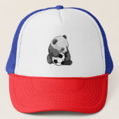 Panda met Voetbal Trucker Pet (Voorkant)