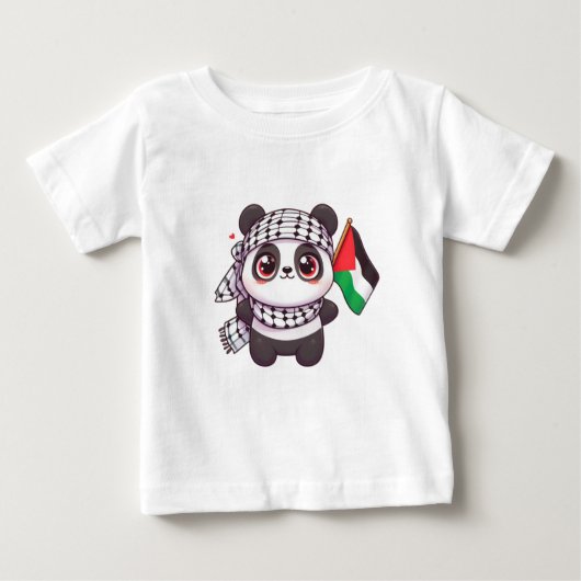 Panda met vrede in Palestina (Voorkant)