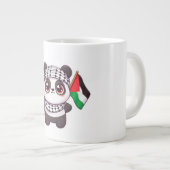 Panda met vrede in Palestina Grote Koffiekop (Voorkant rechts)