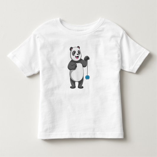 Panda met Yo-yo Kinder Shirts (Voorkant)