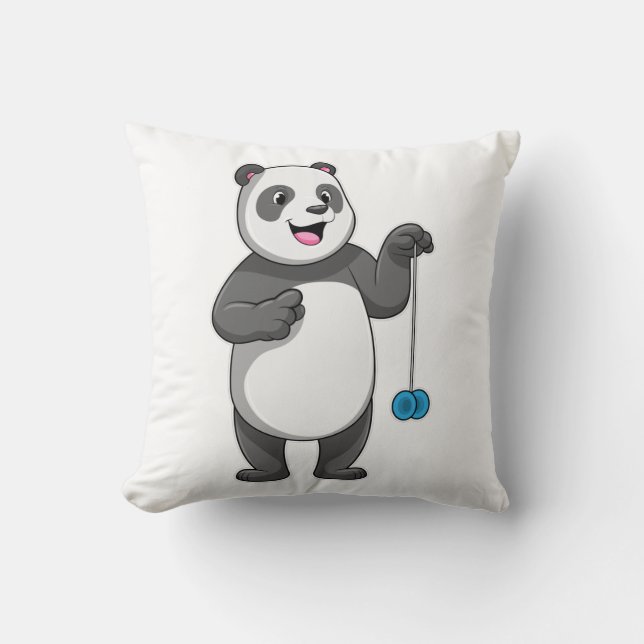 Panda met Yo-yo Kussen (Voorkant)