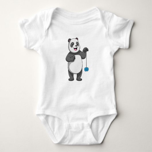 Panda met Yo-yo Romper (Voorkant)