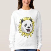 Panda met zonnebloem trui (Voorkant)