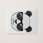 Panda met zonnebril legpuzzel (Horizontaal)