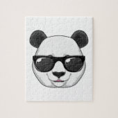 Panda met zonnebril legpuzzel (Verticaal)