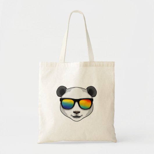 Panda met zonnebril tote bag (Voorkant)