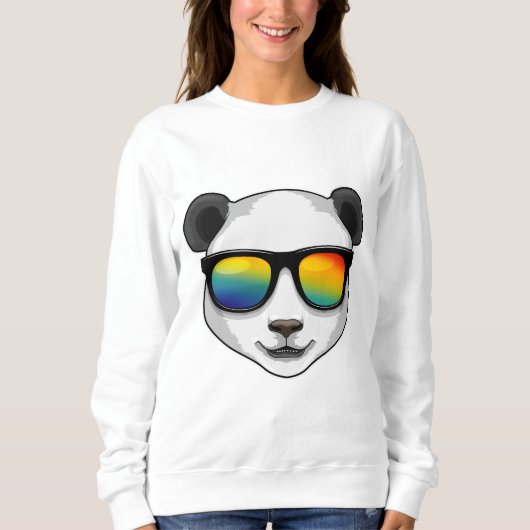 Panda met zonnebril trui (Voorkant)