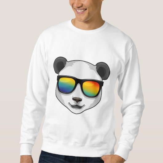 Panda met zonnebril trui (Voorkant)