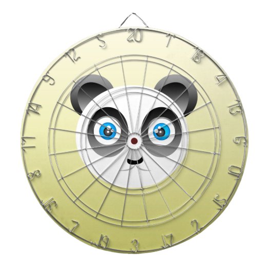 Panda Metal Cage Dartboard Dartbord (Voorkant)