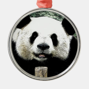 Panda Metalen Ornament