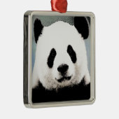 Panda Metalen Ornament (Rechts)