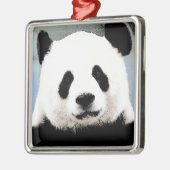 Panda Metalen Ornament (Links)