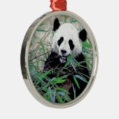 Panda Metalen Ornament (Rechts)