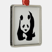 Panda Metalen Ornament (Rechts)