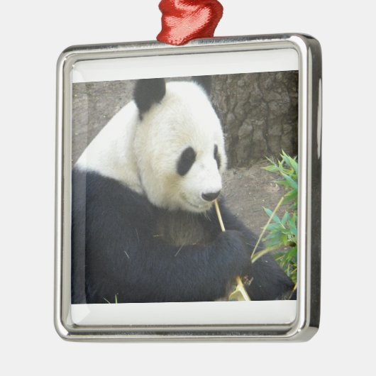 Panda Metalen Ornament (Links)