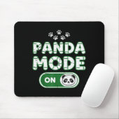 Panda Mode On Funny Animal Bear Lover Owner Costum Muismat (Met muis)
