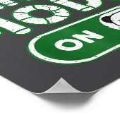 Panda Mode On Funny Animal Bear Lover Owner Costum Poster (Hoek)