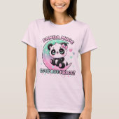 Panda Mode Schattige maar fel T-shirt (Voorkant)