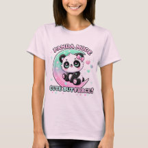 Panda Mode Schattige maar fel T-shirt