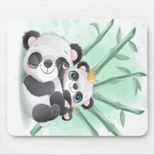 Panda Moeder en Baby Cadeau voor kinderen Muismat