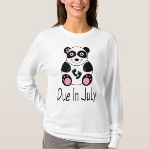 Panda moederschap verschuldigd in juli t-shirt