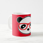 Panda Mok - Leon the Panda Beer Coffee Mok (Voorkant links)