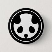 Panda mon ronde button 5,7 cm (Voorkant)
