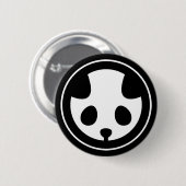 Panda mon ronde button 5,7 cm (Voorkant /achterkant)
