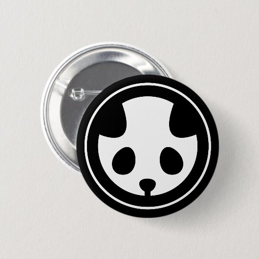 Panda mon ronde button 5,7 cm (Voorkant /achterkant)