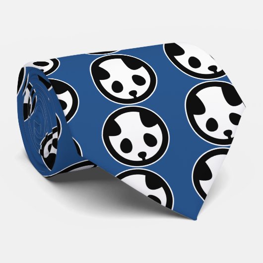 Panda mon stropdas (Opgerold)