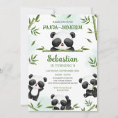 Panda-monium Panda Verjaardag Kaart (Voorkant)