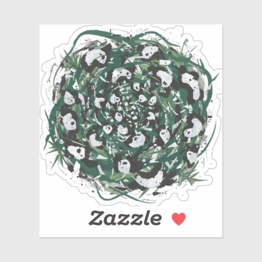 Panda-monium Sticker (Vel)