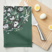 Panda-monium Theedoek (Quarter Fold)