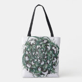 Panda-monium Tote Bag (Achterkant)