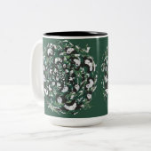 Panda-monium Tweekleurige Koffiemok (Voorkant links)
