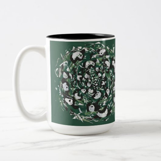 Panda-monium Tweekleurige Koffiemok (Links)