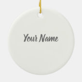 Panda Monroe Beer Pop Art Portret Keramisch Ornament (Achterkant)