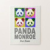 Panda Monroe Beer Pop Art Portret Legpuzzel (Verticaal)
