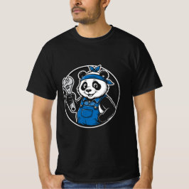 Panda monteur - Cute Garage sleutel Panda T-shirt
