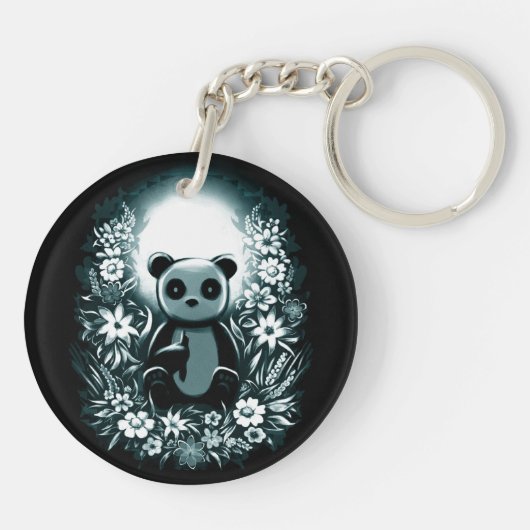 Panda Moon Sleutelhanger (Achterkant)