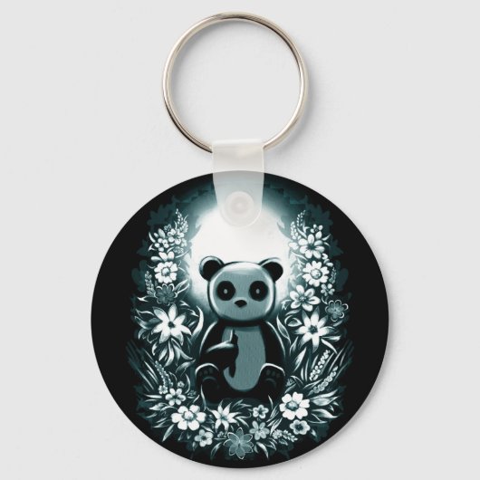 Panda Moon Sleutelhanger (Voorkant)