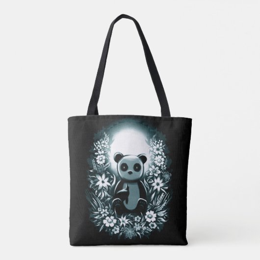 Panda Moon Tote Bag (Achterkant)