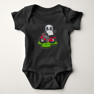 Panda Motorcycle Romper
