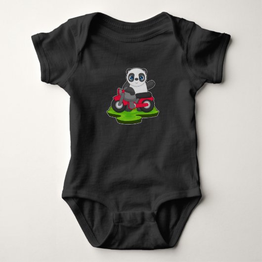 Panda Motorcycle Romper (Voorkant)