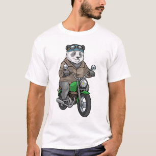 Panda Motorcycle T-shirt