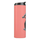 Panda Motorcyle Rider Thermosbeker (Gedraaid links)