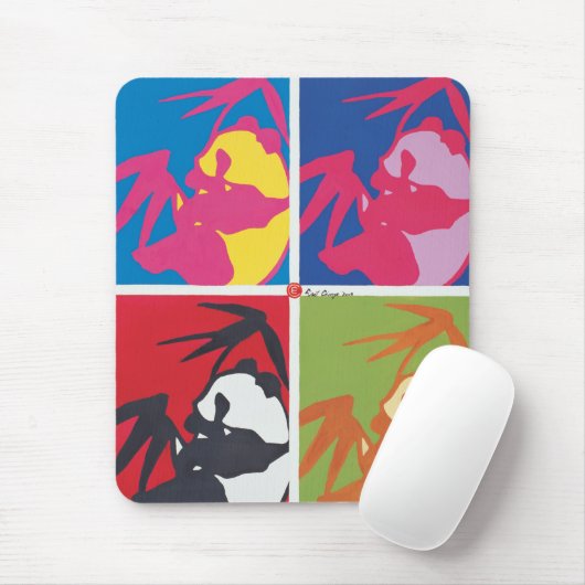 Panda Mousepad Muismat (Met muis)